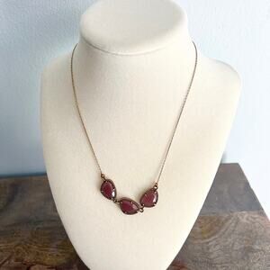 Vintage Signed Dyadema 925 Sterling Silver Purple and Gold Gem Necklace